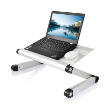 Support de lit d&#39;ordinateur portable en alliage en alliage en aluminium en aluminium en aluminium